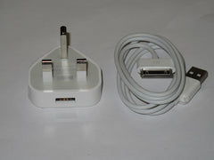 Apple iPhone 3G 3GS 4 4G Original Charger and USB cable