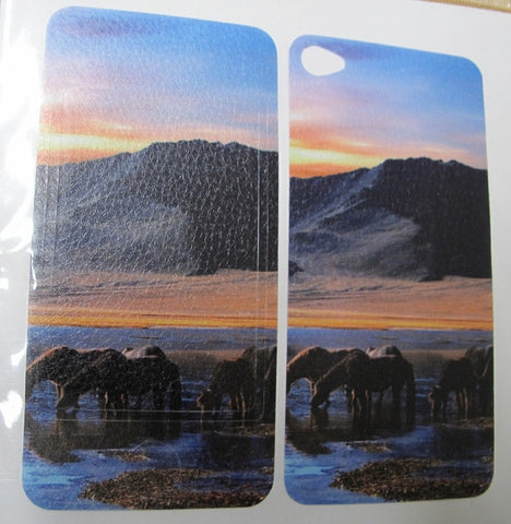 Sunset Skin Sticker Cover For iPhone 4 4S