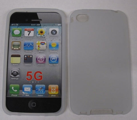Soft Silicone Case for iPhone 5 - White