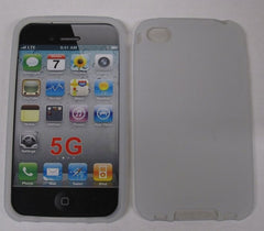Soft Silicone Case for iPhone 5 - White