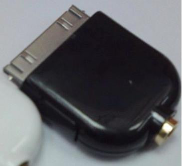 iPod Dock Connector Headphone Jack Black