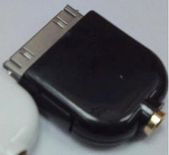 iPod Dock Connector Headphone Jack Black