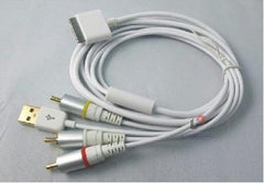 AV Video TV Cable for iPhone 3G(S) 4G 4S iPod Touch iPad