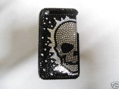 Diamond Skull Back Case for iPhone 3G 3GS Black Silver