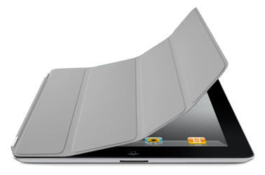 Smart Cover for Apple iPad 2 - Light Grey Polyurethane