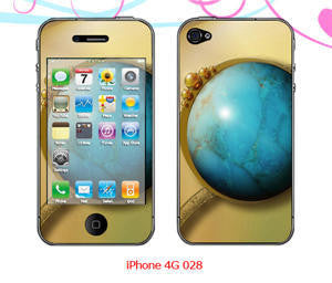 The Globe Sticker Skin Cover for Apple iPhone 4 4S