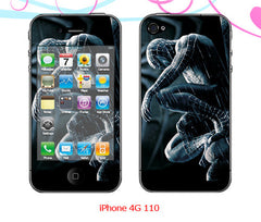 Spiderman Black Suit Skin Sticker Cover For iPhone 4 4S