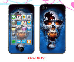 Vampire Skull Skin Sticker Cover For iPhone 4 4S