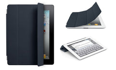 Original Genuine Smart Cover for Apple iPad 2 - Leather Navy Blue